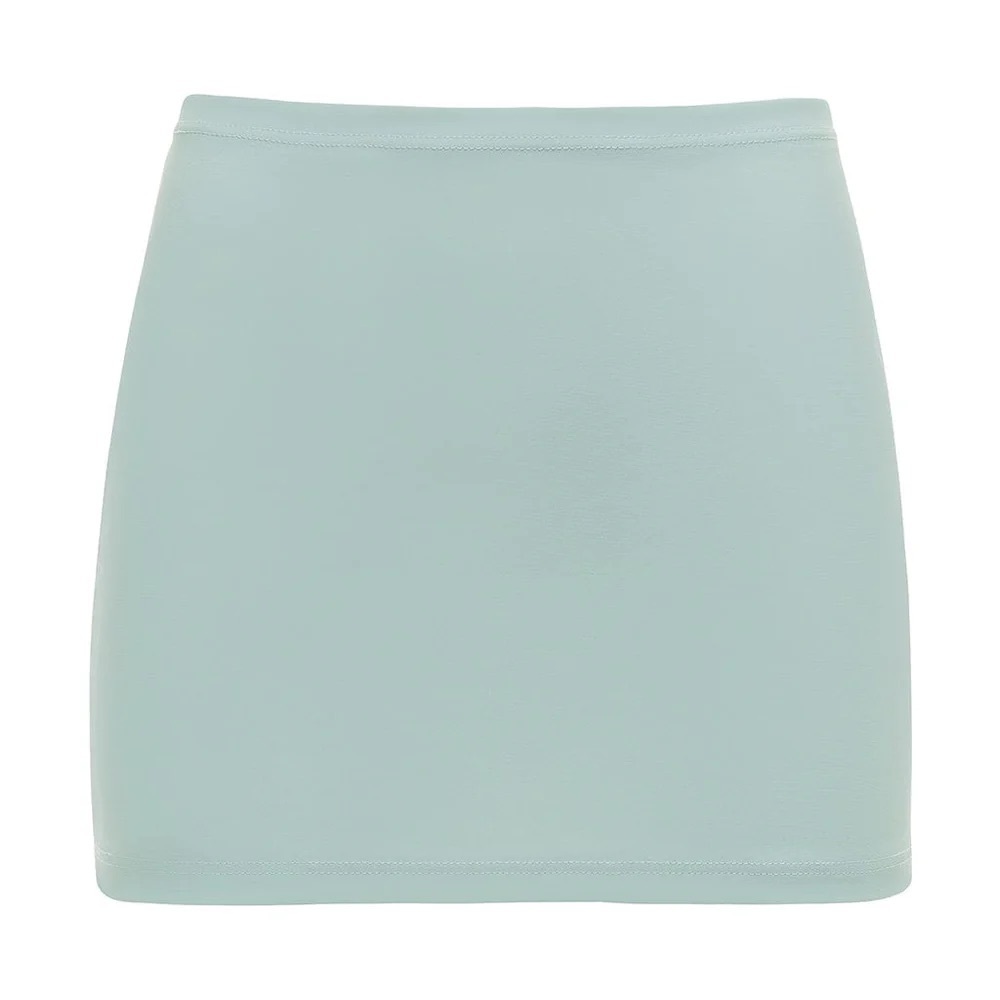 NWT Montce Powder Blue Micro Skirt M/L